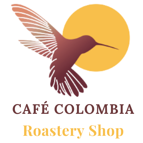logo cafe colombia roastery shop