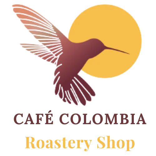 logo cafe colombia roastery shop