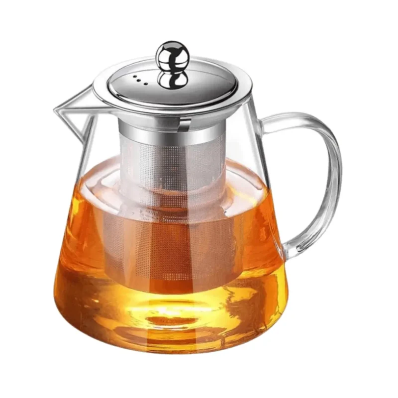Theepot van borosilicaatglas met infuser 550ml